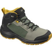 Kinderschuhe Salomon Outward Cswp J schwarz/gelb CastorGray