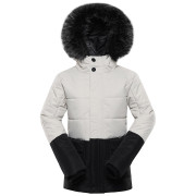 Kinder Winterjacke Alpine Pro Egypo schwarz/weiß
