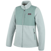 Damen-Sweatshirt MOOA Sherpa hellgrün pale teal