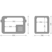 Kompressor-Kühlschrank Dometic CFX3 45l