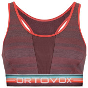 Sport-BH Ortovox 185 Rock'N'Wool Sport Top W rosa mountain rose