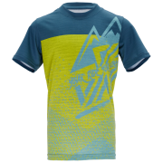 Kinder-Radtrikot Silvini Denni blau/gelb blue-neon