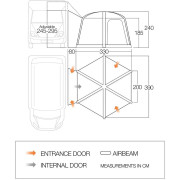 Vorzelt Vango Airhub Hexaway II Tall