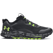 Herren Laufschuhe Under Armour Charged Bandit TR 2 grau Jet Gray / Black / Lime Surge
