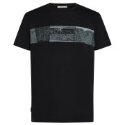 Herren-T-Shirt Icebreaker Men Merino 150 Tech Lite SS Tee Elevation Line schwarz Black