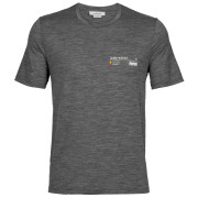 Herren-T-Shirt Icebreaker Tech Lite II SS Tee Alpine Zone grau gritstone heather