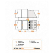 Familienzelt Vango Sierra Air 300