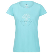 Damen-T-Shirt Regatta Wmns Breezed III blau Amazonite
