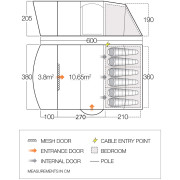 Zelt Vango Langley 600 XL