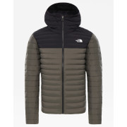 Herrenjacke The North Face Stretch Down Hoodie grau NewTaupeGreen/TnfBlack