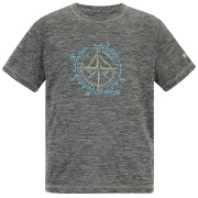 Kinder-T-Shirt Regatta Alvarado Black Marl grau Black Marl