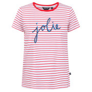 Damen-T-Shirt Regatta Odalis rot/weiß TrueRedStrpe