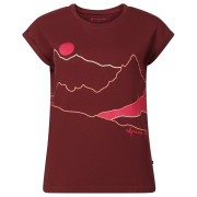 Damen-T-Shirt Alpine Pro Nogera weinfarbe WINETASTING VARIANTA PA