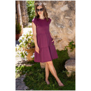 Damenkleid Drexiss Sofie Pike Wine weinfarbe