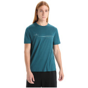Herren-Funktionsshirt Icebreaker Men Tech Lite II SS Tee Cadence Paths