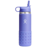 Kindertrinkflasche Hydro Flask Kids Wide Mouth 20 oz Straw Lid/Boot lila lupine