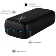 Powerbank FIXED FIXED Zen 30 s LCD displejem