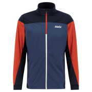 Herren Softshell-Jacke Swix Cross M blau/orange Lake Blue