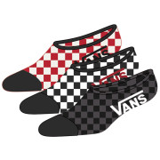 Socken Vans MN Classic Super No Show (38,5-42) 3Pk rot/weiß Red-White Check