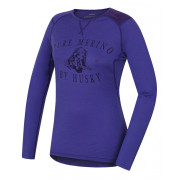 Damen-Funktionsshirt Husky Merino 100 dl. rukáv Puppy