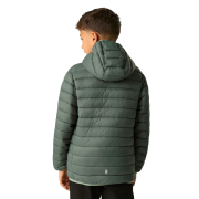 Kinder Winterjacke Regatta Junior Hooded Marizion Dark Forrest Green