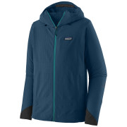 Herren Softshell-Jacke Patagonia R1 TechFace Hoody dunkelblau Lagom Blue