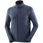 Herren-Sweatshirt Salomon Essential Lightwarm FZ M blau Blue Nights