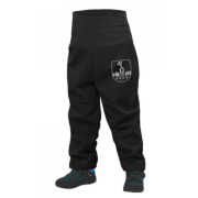 Babyhose mit Fleece Unuo Softshell schwarz