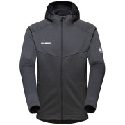 Herren-Sweatshirt Mammut Nair ML Hooded Jacket Men grau black melange-white