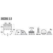 Zelt High Peak Ancona 5.0