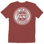 Herren-T-Shirt Vans Original Checkerboard C SS rot Chili Oil