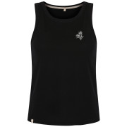 Damen-Top MOOA Merino Lyolite Edelweiss 150 schwarz black