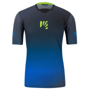 Herren-T-Shirt Karpos Val Di Dentro Tee dunkelblau Black/Indigo B./Green Fluo