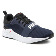 Herren Laufschuhe Puma Wired Run schwarz/weiß
