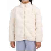 Kinder-Sweatshirt 4F Fleece F494 Off White weiß Off White