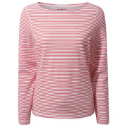 Damen-T-Shirt Craghoppers NL Erin LS Top weiß/rot Rio Red Str