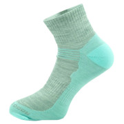 Socken Zulu Merino Lite türkis turquoise/grey