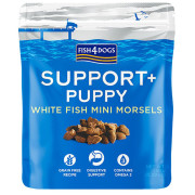 Hundeleckerlis Fish4Dogs Puppy White Fish Morsels Digestion 150g