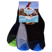 Socken Hi-Tec Light Pack Junior schwarz Black/Gray/Navy