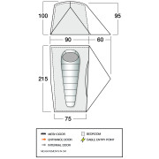 Ultraleichtes Zelt Force Ten Radon UL 1