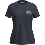 Damen-Funktionsshirt Icebreaker W Mer 150 Tech Lite SS Tee Adventure Rid dunkelblau Midnight Navy