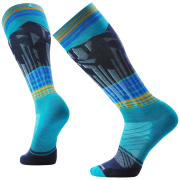 Ski-Socken Smartwool Ski Targeted Cushion Summit Shot OTC Socks blau CAPRI