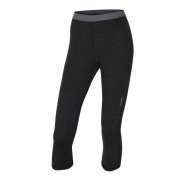 Damen 3/4 Hose Husky Merino 100 schwarz