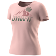 Damen-Funktionsshirt Dynafit Transalper Graphic S/S Tee W rot/rosa pale rose/5560