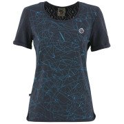Damen-T-Shirt E9 Anita grau/blau Ocean Blue