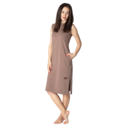Damenkleid Drexiss Maxišaty Coffee braun