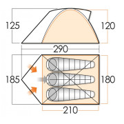 Zelt Vango Rock 300