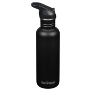 Edelstahlflasche Klean Kanteen Classic 27oz (w/Flip Seal Sport) schwarz Black
