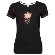 Damen-T-Shirt Chillaz Gandia Girls Talk Chalk schwarz black