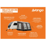 Vorzelt Vango Balletto Air 260 Elements ProShield 2024